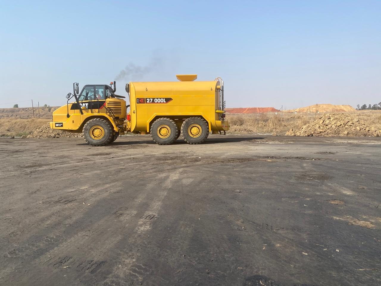 K NDU water bowser at a coal mine